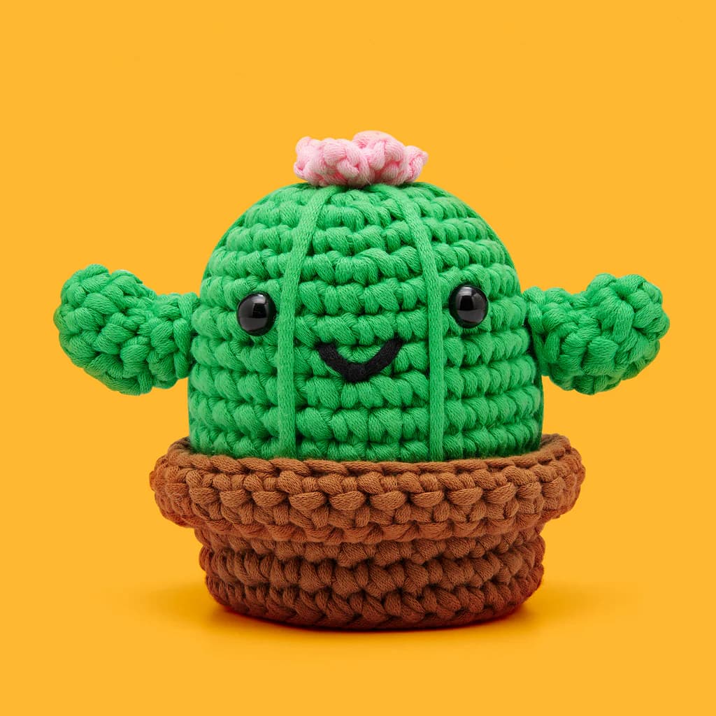 Clint the Cactus crochet kit from The Woobles