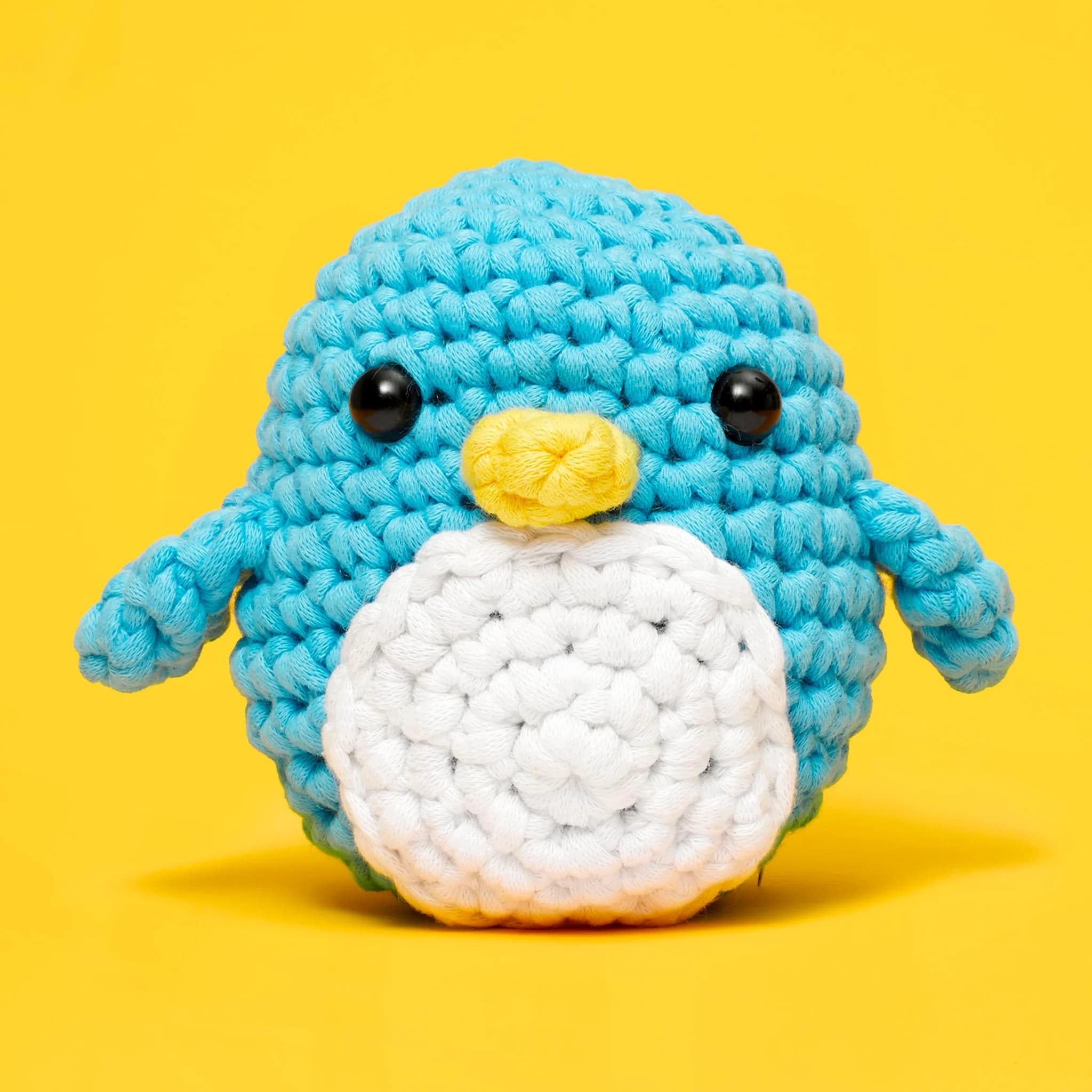 Pierre the Penguin beginner crochet kit from The Woobles